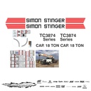 JUEGO DE CALCAS DE RESTAURACION PARA SIMON STINGER TC3874