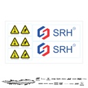 JUEGO DE CALCAS DE RESTAURACION PARA SRH SRH 