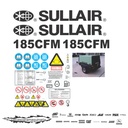 JUEGO DE CALCAS DE RESTAURACION PARA SULLAIR 185CFM