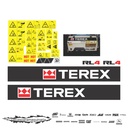 JUEGO DE CALCAS DE RESTAURACION PARA TEREX RL4 