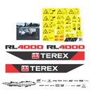 JUEGO DE CALCAS DE RESTAURACION PARA TEREX RL4000 