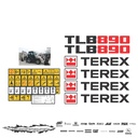JUEGO DE CALCAS DE RESTAURACION PARA TEREX TLB890 NVO