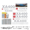 JUEGO DE CALCAS DE RESTAURACION PARA TEREX XA400 
