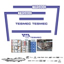 JUEGO DE CALCAS DE RESTAURACION PARA TESMEC TRS900