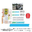 JUEGO DE CALCAS DE RESTAURACION PARA UNICARRIERS PF50