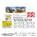 JUEGO DE CALCAS DE RESTAURACION PARA VOLVO EC360BLC