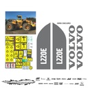 JUEGO DE CALCAS DE RESTAURACION PARA VOLVO L220E