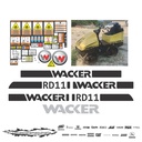 JUEGO DE CALCAS DE RESTAURACION PARA WACKER RD11 VJO