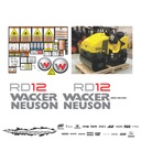 JUEGO DE CALCAS DE RESTAURACION PARA WACKER RD12 NVO