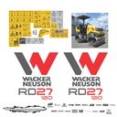JUEGO DE CALCAS DE RESTAURACION PARA WACKER RD27120  