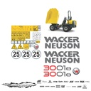 JUEGO DE CALCAS DE RESTAURACION PARA WACKER 3001S 