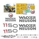 JUEGO DE CALCAS DE RESTAURACION PARA WACKER 1150