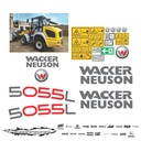 JUEGO DE CALCAS DE RESTAURACION PARA WACKER 5055L