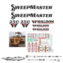 JUEGO DE CALCAS DE RESTAURACION PARA WALDON 250