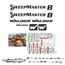JUEGO DE CALCAS DE RESTAURACION PARA WALDON 22624