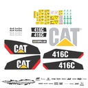 JUEGO DE CALCAS DE RESTAURACION PARA CAT 416C NVO