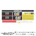 JUEGO DE CALCAS DE RESTAURACION PARA CAT 777