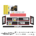 JUEGO DE CALCAS DE RESTAURACION PARA CAT 789B VJO
