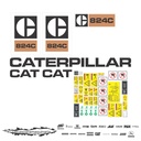 JUEGO DE CALCAS DE RESTAURACION PARA CAT 824C ANTI