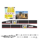 JUEGO DE CALCAS DE RESTAURACION PARA CAT 826H CUADRADA