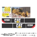 JUEGO DE CALCAS DE RESTAURACION PARA CAT 826H NVO