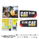 JUEGO DE CALCAS DE RESTAURACION PARA CAT 914K NVO