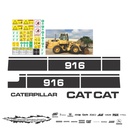 JUEGO DE CALCAS DE RESTAURACION PARA CAT 916 VJO 2