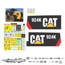 JUEGO DE CALCAS DE RESTAURACION PARA CAT 924K NVO