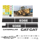 JUEGO DE CALCAS DE RESTAURACION PARA CAT 936E VJO 2
