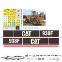 JUEGO DE CALCAS DE RESTAURACION PARA CAT 938F VJO