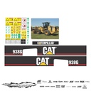 JUEGO DE CALCAS DE RESTAURACION PARA CAT 938G VJO