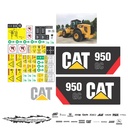 JUEGO DE CALCAS DE RESTAURACION PARA CAT 950GC NVO
