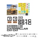 JUEGO DE CALCAS DE RESTAURACION PARA CAT 951C ANTI
