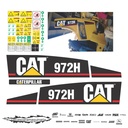 JUEGO DE CALCAS DE RESTAURACION PARA CAT 972H VJO