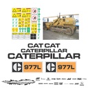 JUEGO DE CALCAS DE RESTAURACION PARA CAT 977L ANTI