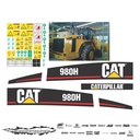 JUEGO DE CALCAS DE RESTAURACION PARA CAT 980H NVO