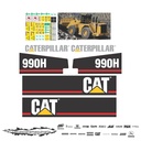 JUEGO DE CALCAS DE RESTAURACION PARA CAT 990H VJO