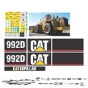 JUEGO DE CALCAS DE RESTAURACION PARA CAT 992D VJO