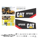 JUEGO DE CALCAS DE RESTAURACION PARA CAT AP555E NVO