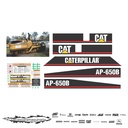 JUEGO DE CALCAS DE RESTAURACION PARA CAT AP650B VJO