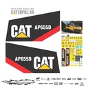 JUEGO DE CALCAS DE RESTAURACION PARA CAT AP655D NVO