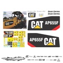 JUEGO DE CALCAS DE RESTAURACION PARA CAT AP655F NVO