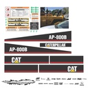 JUEGO DE CALCAS DE RESTAURACION PARA CAT AP800B VJO
