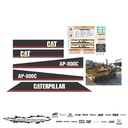 JUEGO DE CALCAS DE RESTAURACION PARA CAT AP800C VJO