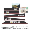 JUEGO DE CALCAS DE RESTAURACION PARA CAT AP800D VJO