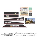 JUEGO DE CALCAS DE RESTAURACION PARA CAT AP900B VJO