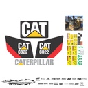 JUEGO DE CALCAS DE RESTAURACION PARA CAT CB22 NVO