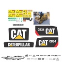 JUEGO DE CALCAS DE RESTAURACION PARA CAT CB34 NVO