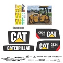JUEGO DE CALCAS DE RESTAURACION PARA CAT CB34XW NVO