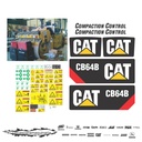 JUEGO DE CALCAS DE RESTAURACION PARA CAT CB64B NVO